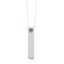 Created Alexandrite Fashion Pendant in Sterling Silver