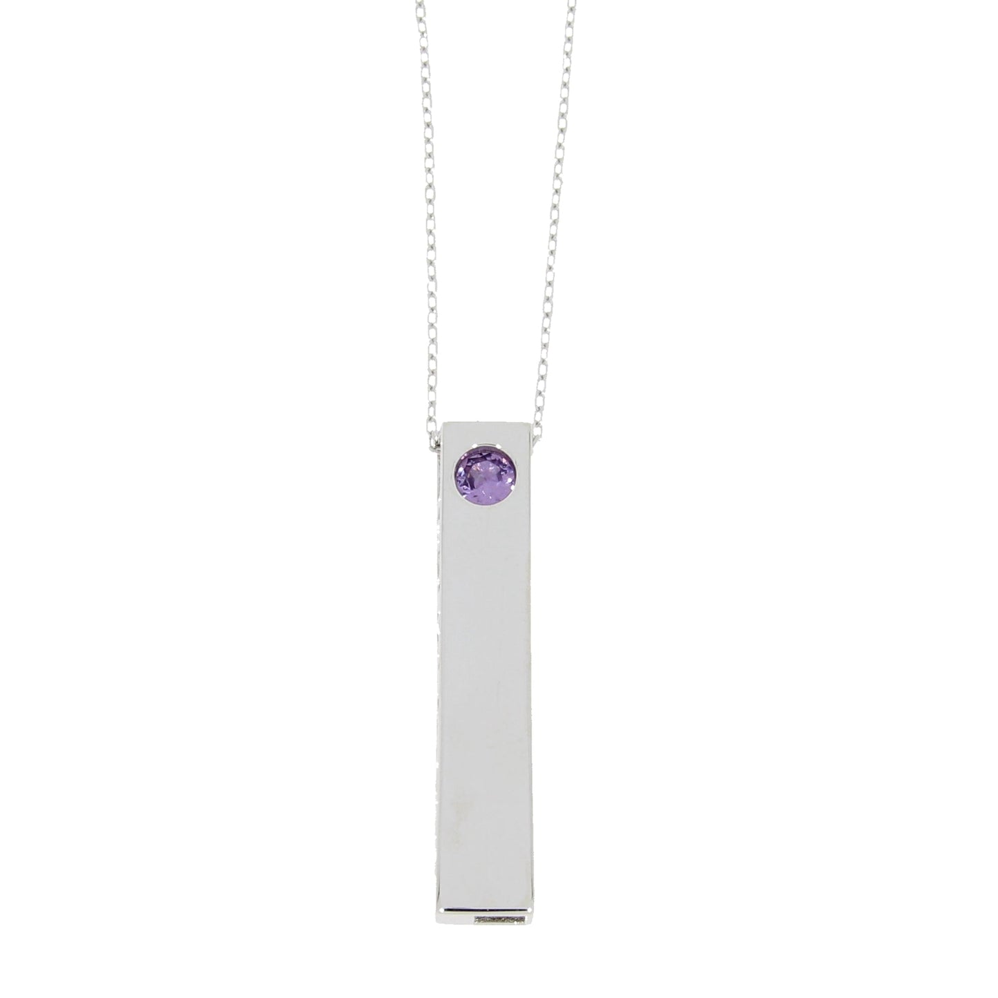 Created Alexandrite Fashion Pendant in Sterling Silver
