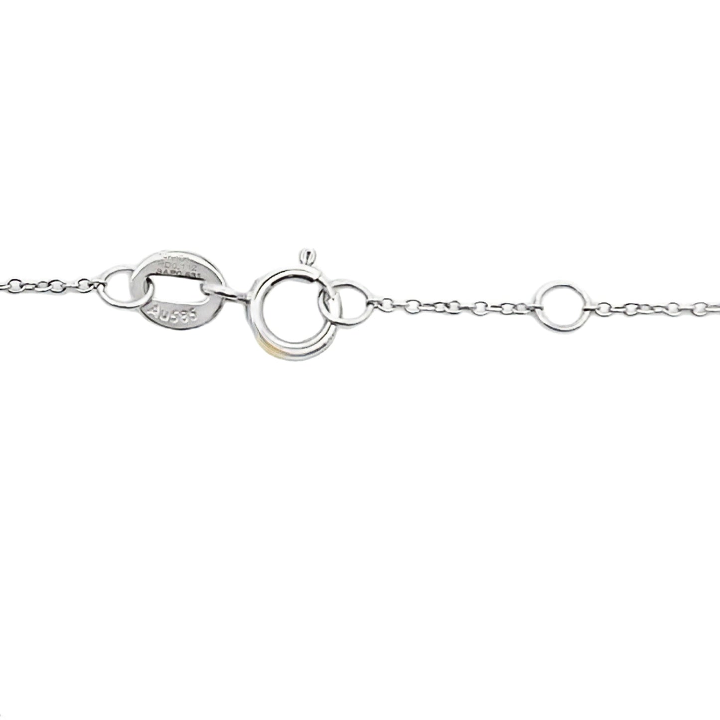 Natural Sapphire and Diamond Bracelet in 14KT White Gold