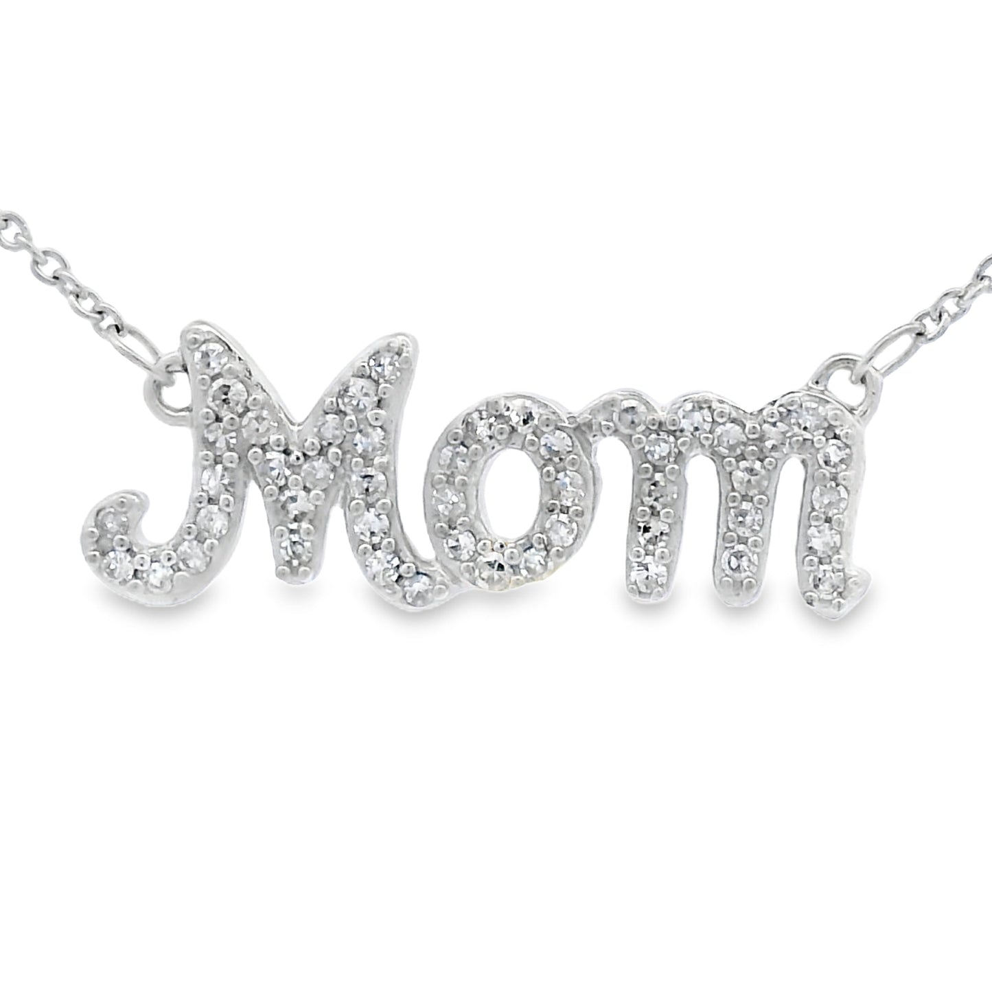 Genuine .25ct Diamond Fashion Pendant in Sterling Silver