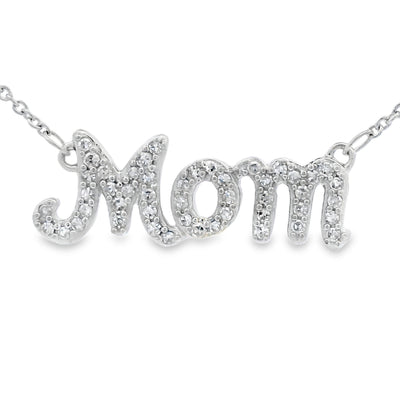 Genuine .25ct Diamond Fashion Pendant in Sterling Silver