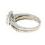 Genuine Cubic Zirconia Engagement Ring in Sterling Silver