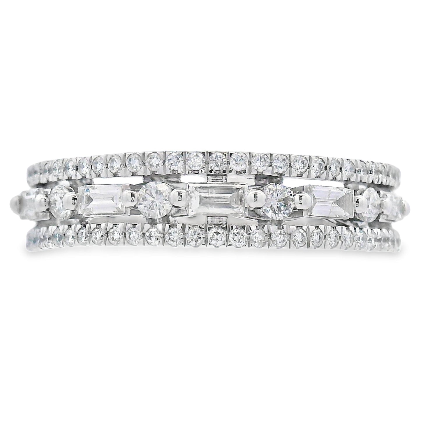 .50ct Diamond Fashion Band Ring in 14KT White Gold