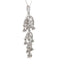 Pendentif de mode en diamant naturel de 1,50 ct en or blanc 14KT