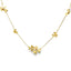 Pendentif Fleur en Zircon Cubique Authentique en Argent Sterling