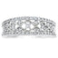Bague de mode en diamant de 0,50 ct en or blanc 10KT