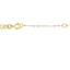 Colgante de Moda con Diamante de Zafiro en Oro Amarillo de 14KT