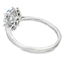 Genuine .43ct Aquamarine Diamond Ring in 10KT White Gold