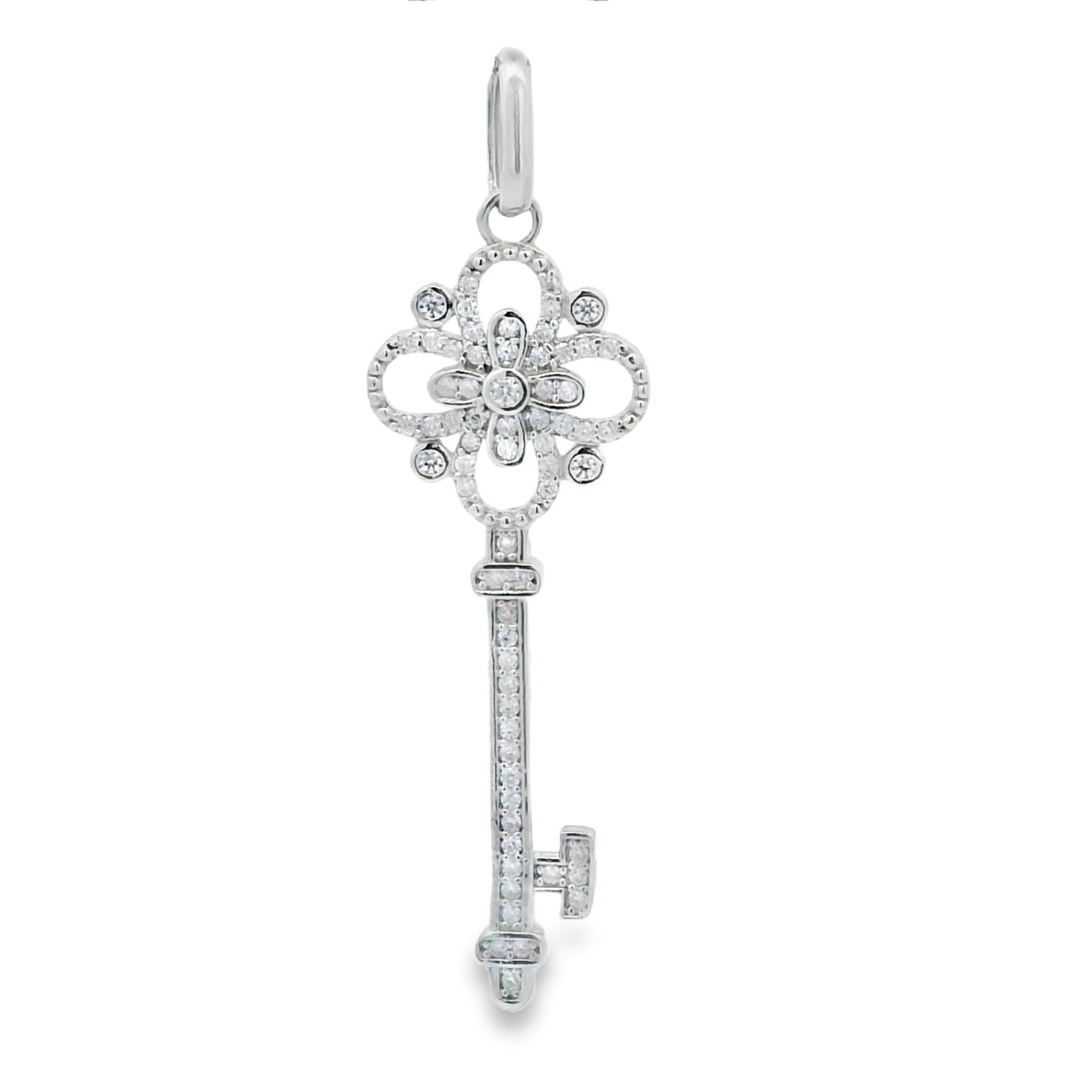 .66ct Pendentif de Mode en Moissanite en Argent Sterling