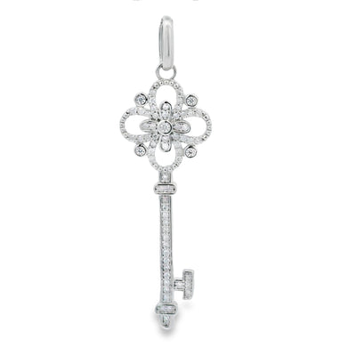 .66ct Moissanite Fashion Pendant in Sterling Silver