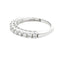 Genuine .50ct Diamond Wedding Band Ring in 14KT White Gold