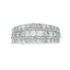 Bague de mariage en diamant de 1,00 ct en or blanc 10KT