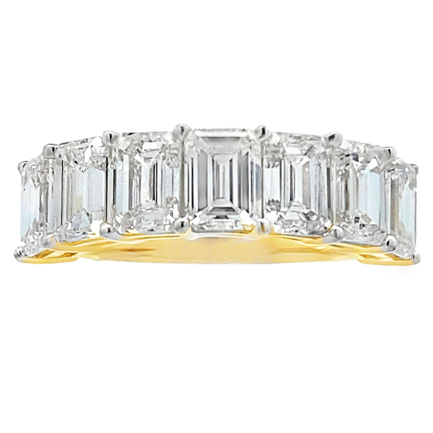 14KT Yellow Gold Lab Grown Diamond Fashion Band Ring