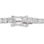 Lab Grown Diamond Tennis Bracelet in Sterling Silver