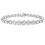 Bague en saphir créé naturel en argent sterling