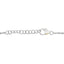 Bracelet en diamant naturel de 0,10 ct en or blanc 14KT