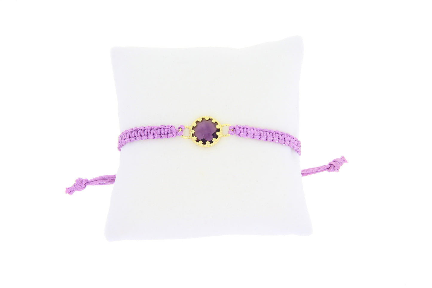 Natural Glass Bracelet in Sterling Silver