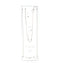 Elegant Sterling Silver Women's Chain Necklace