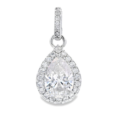 4.23ct Moissanite Fashion Pendant in Sterling Silver