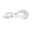 Bague en diamant de 0,21 ct en argent sterling