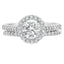 Bague de Mariage en Zircon Cubique Authentique en Argent Sterling