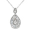 Genuine .32ct Diamond Fashion Pendant in 14KT White Gold