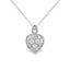 Pendentif en diamant de 0,31 ct en or blanc 14KT