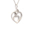 .10ct Diamond Heart Pendant in Sterling Silver