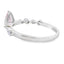 Anillo de Compromiso de Diamante Creado en Laboratorio de 1.00ct en Oro Blanco de 14KT