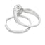 .25ct Diamond Engagement Ring Set in Sterling Silver