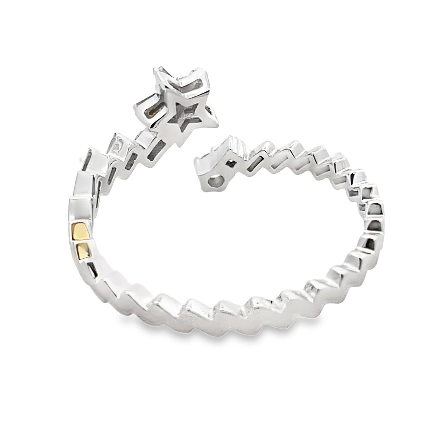 Natural .17ct Diamond Ring in 14KT White Gold