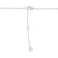 Colgante Religioso Cruz de .65ct en Plata Esterlina