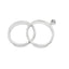 Elegant Diamond Engagement Ring Set in Sterling Silver and 14KT Gold