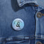 Impeccably Aloof Pinback Button