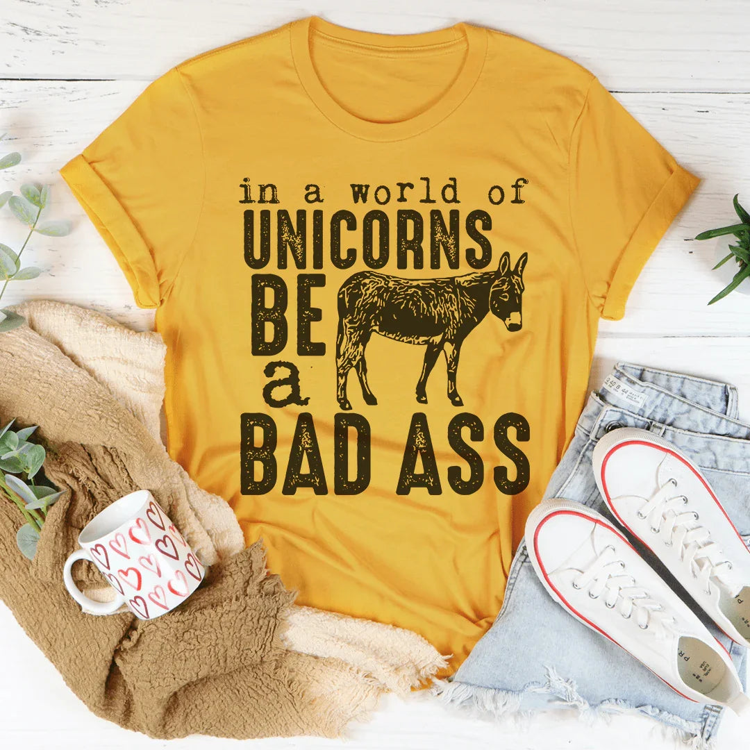 T-shirt Soyez Un Badass - Vêtements Quotidiens Audacieux