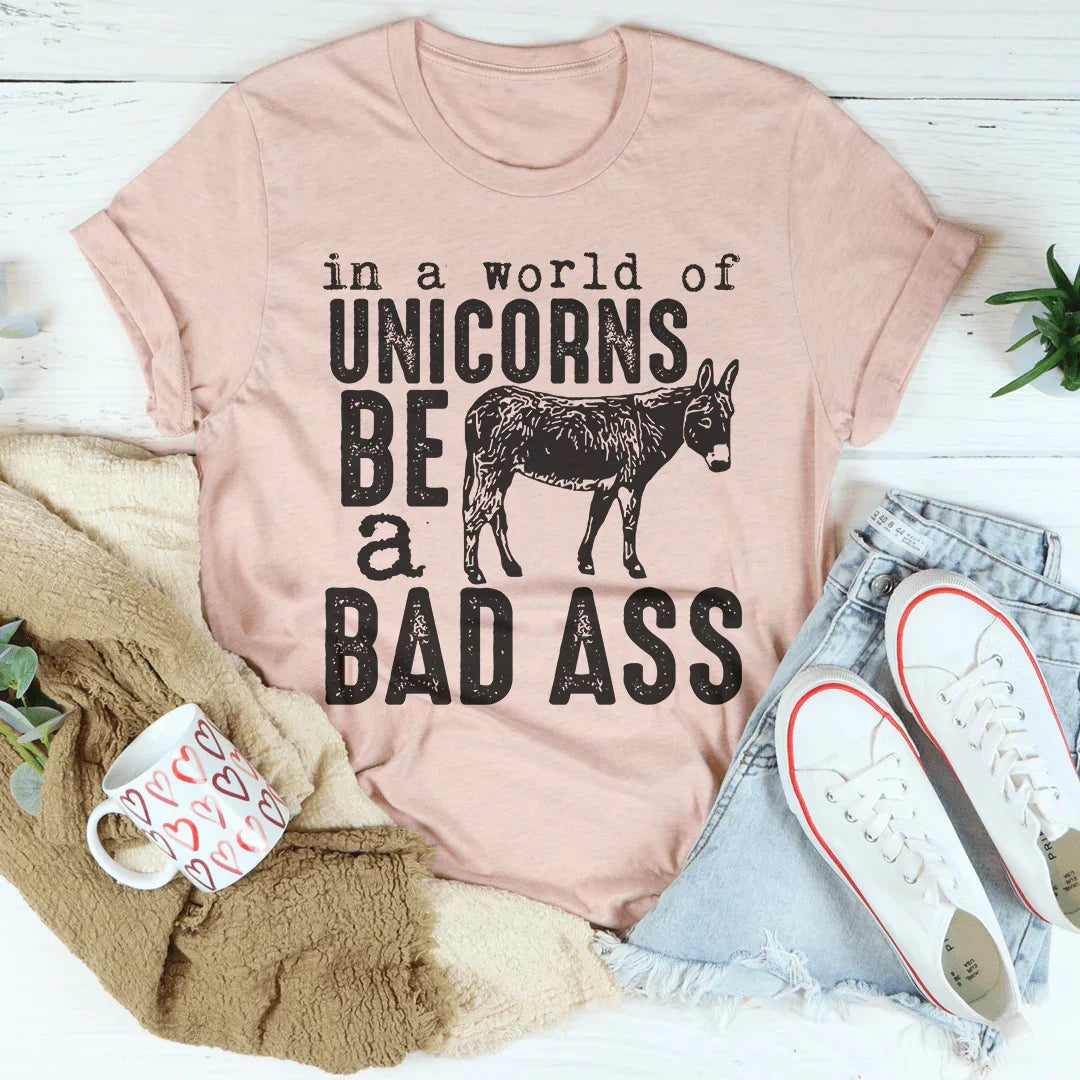 T-shirt Soyez Un Badass - Vêtements Quotidiens Audacieux