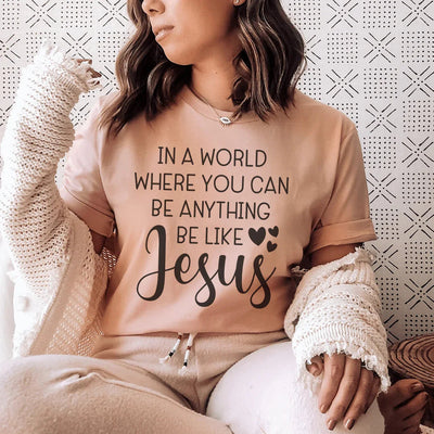 Camiseta Inspiracional Sé Como Jesús