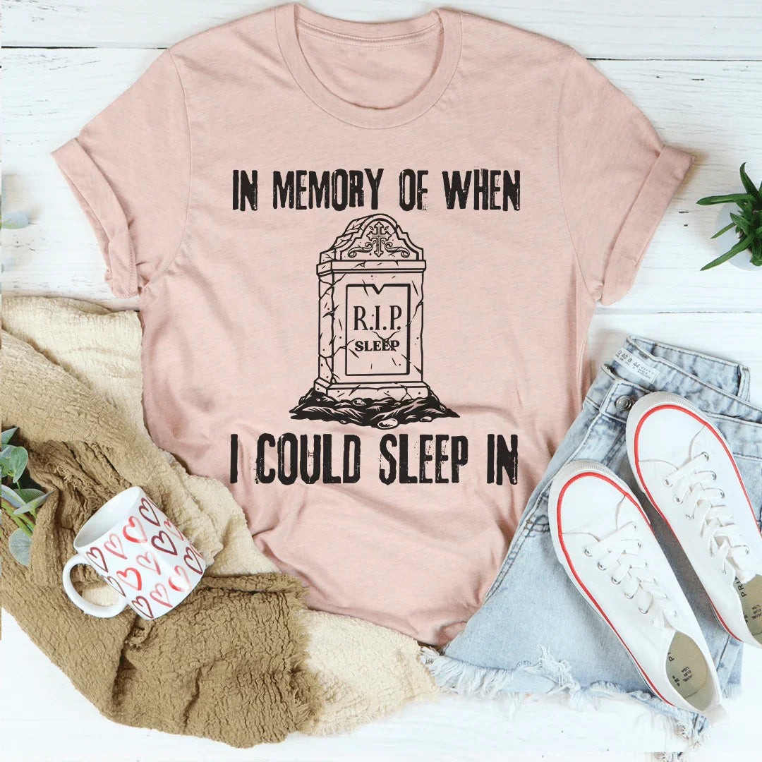 En memoria de cuando podía dormir en camiseta