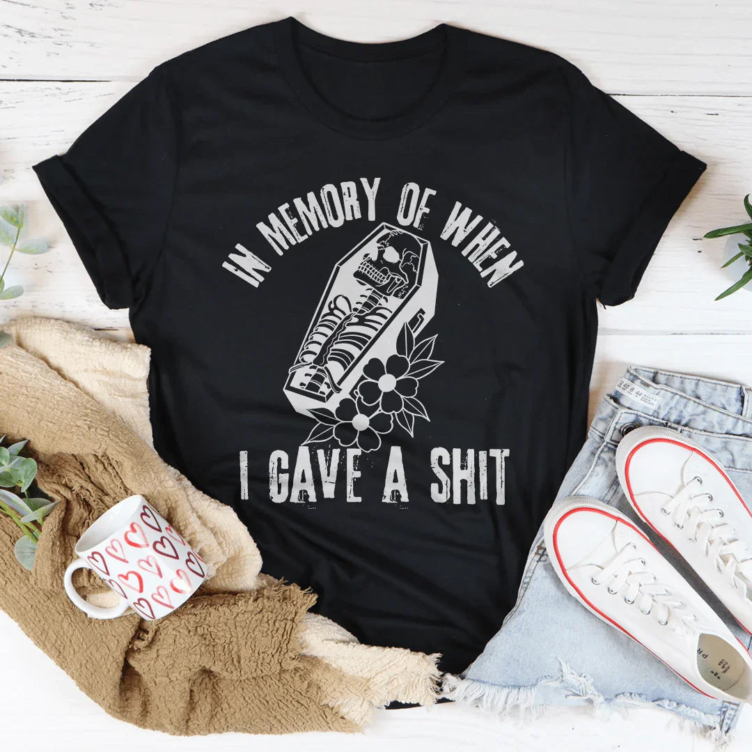 Camiseta En Memoria - Camiseta Suave y Estilosa