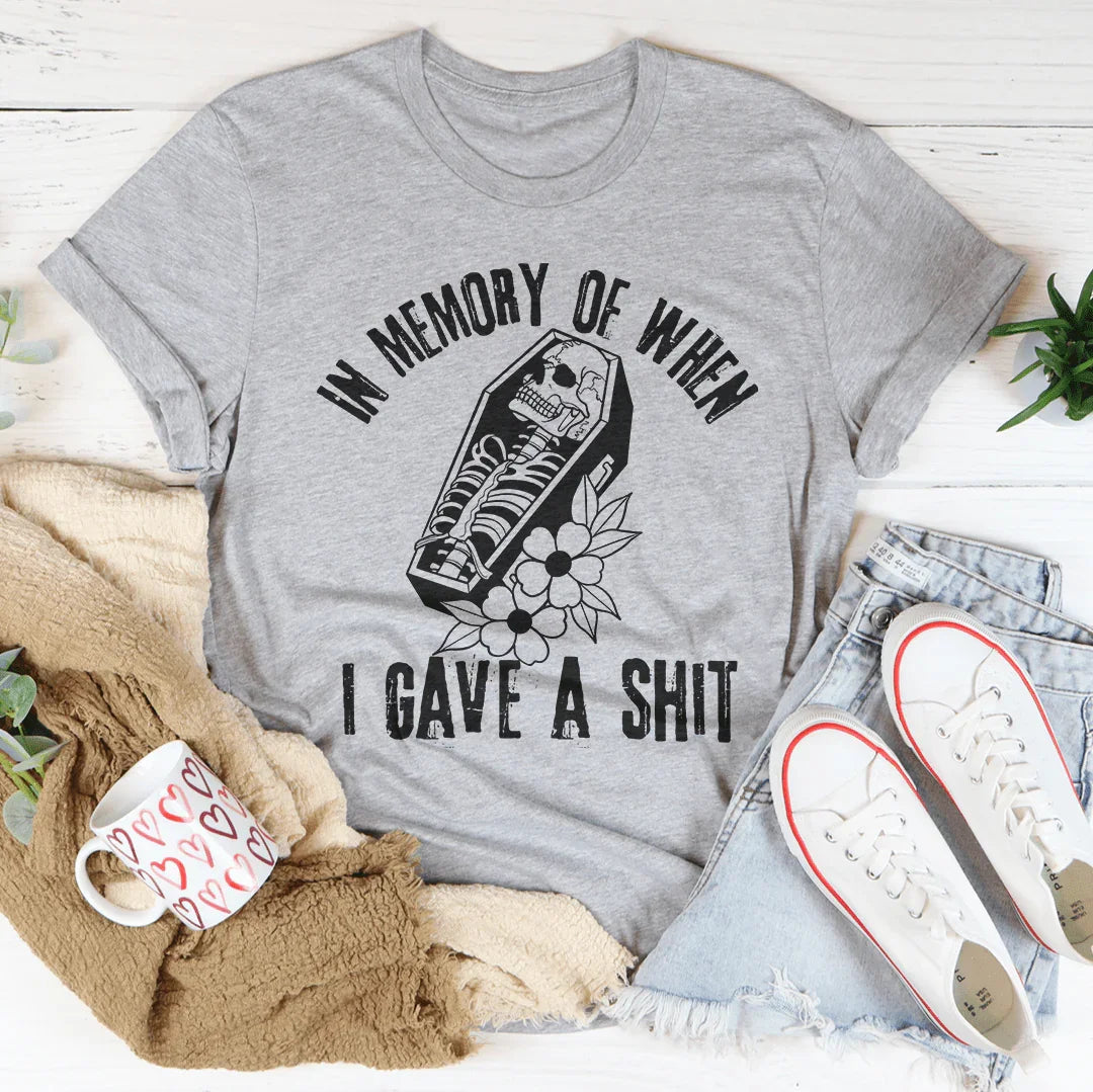 Camiseta En Memoria - Camiseta Suave y Estilosa