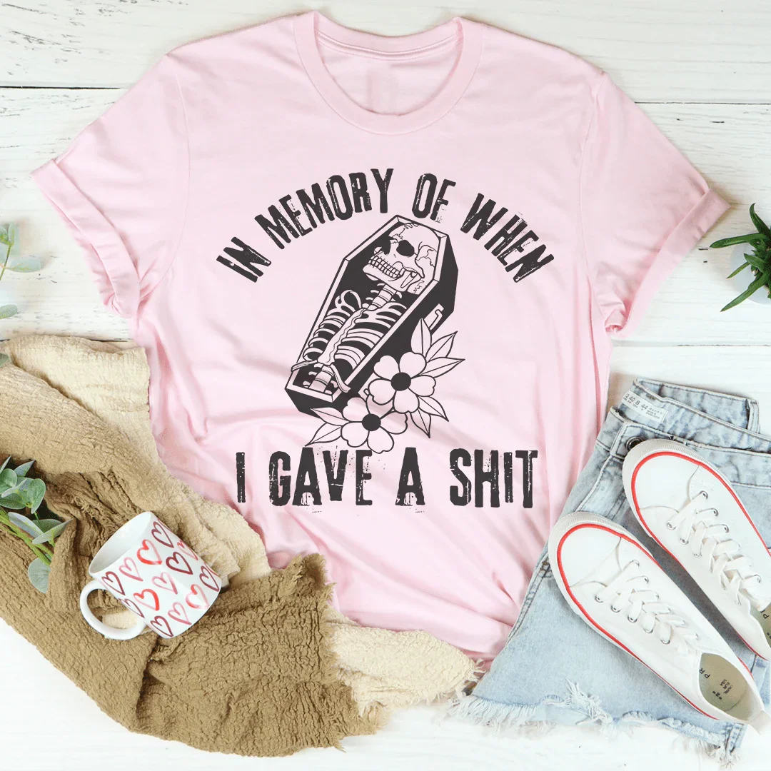 Camiseta En Memoria - Camiseta Suave y Estilosa