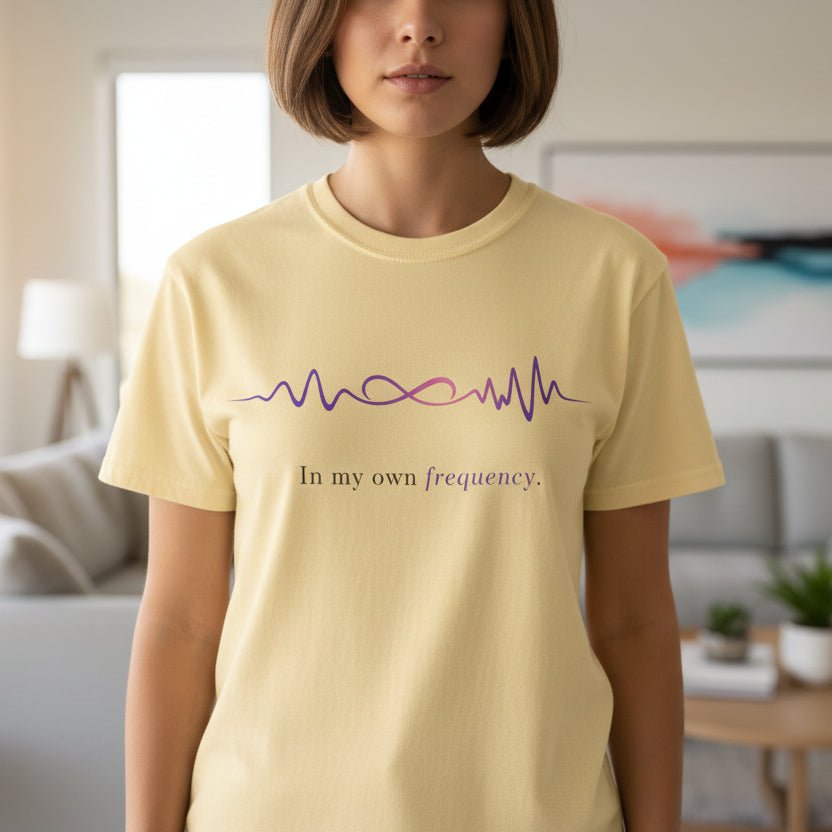 Dans ma propre fréquence – T-shirt de sensibilisation à l'épilepsie