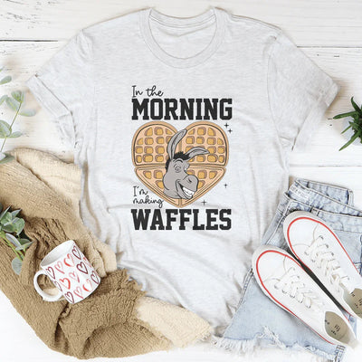 Por la mañana hago waffles Tee