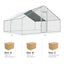Premium 13 x 13 Feet Walk-in Chicken Coop with Waterproof Cover