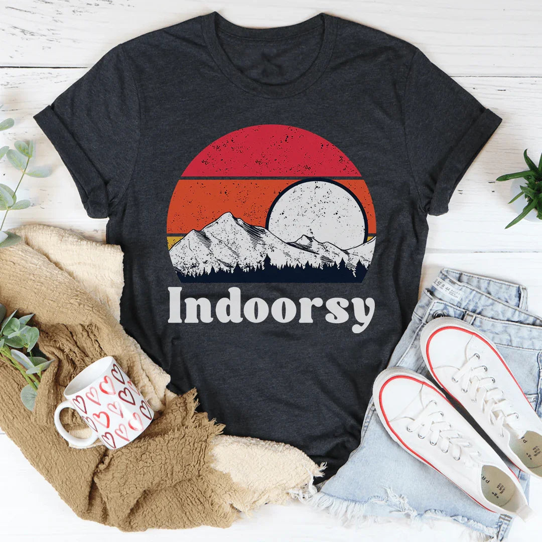 Indoorsy Tee - Soft and Stylish Everyday Wear