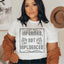 Camiseta Informado, no Influenciado