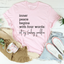 Inner Peace Begins With Four Words Tee