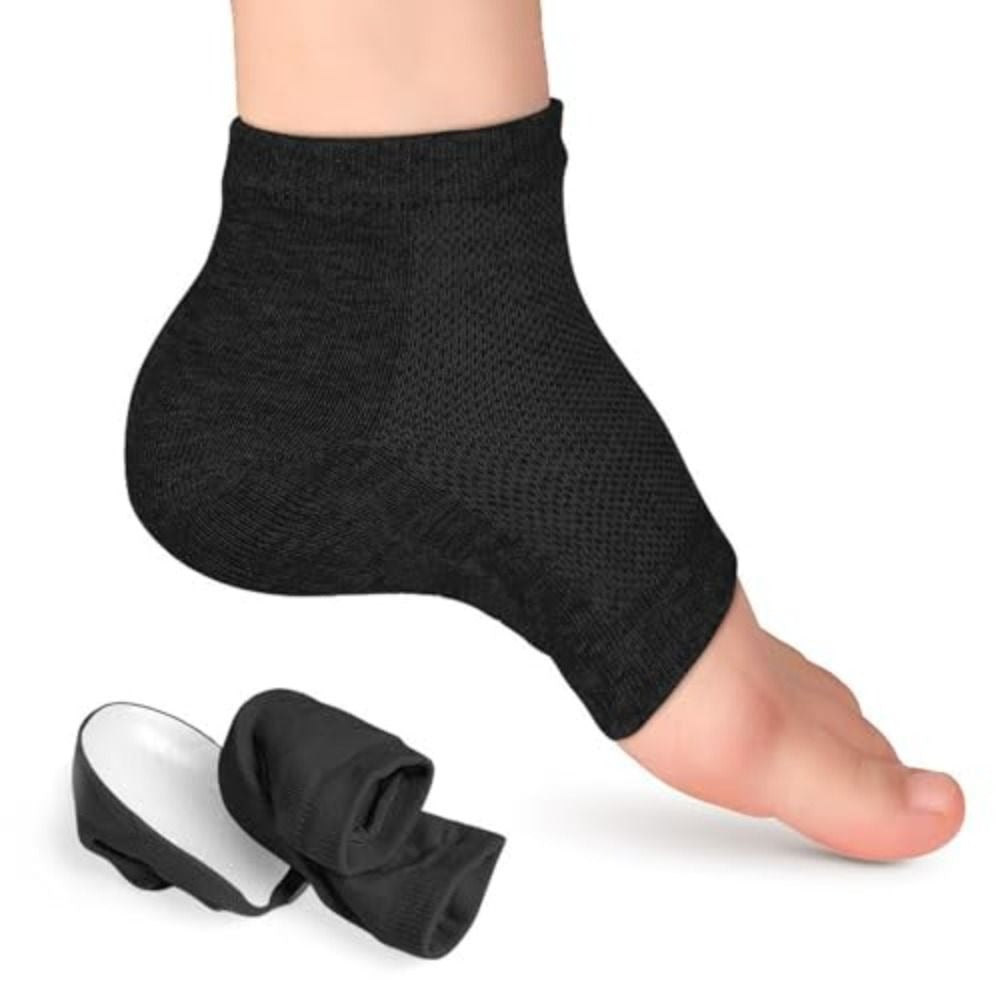 Inner sock pads men's and women's heel covers sports anti slip SEBS semi pad biomimetic thickened sock covers - Korvel