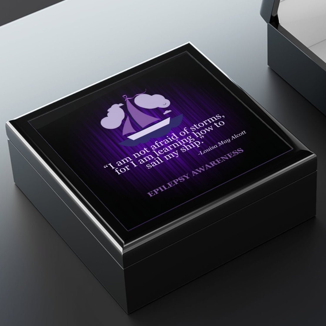 Inspirational Epilepsy Awareness Jewelry Box - Thoughtful Gift