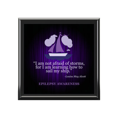 Inspirational Epilepsy Awareness Jewelry Box - Thoughtful Gift